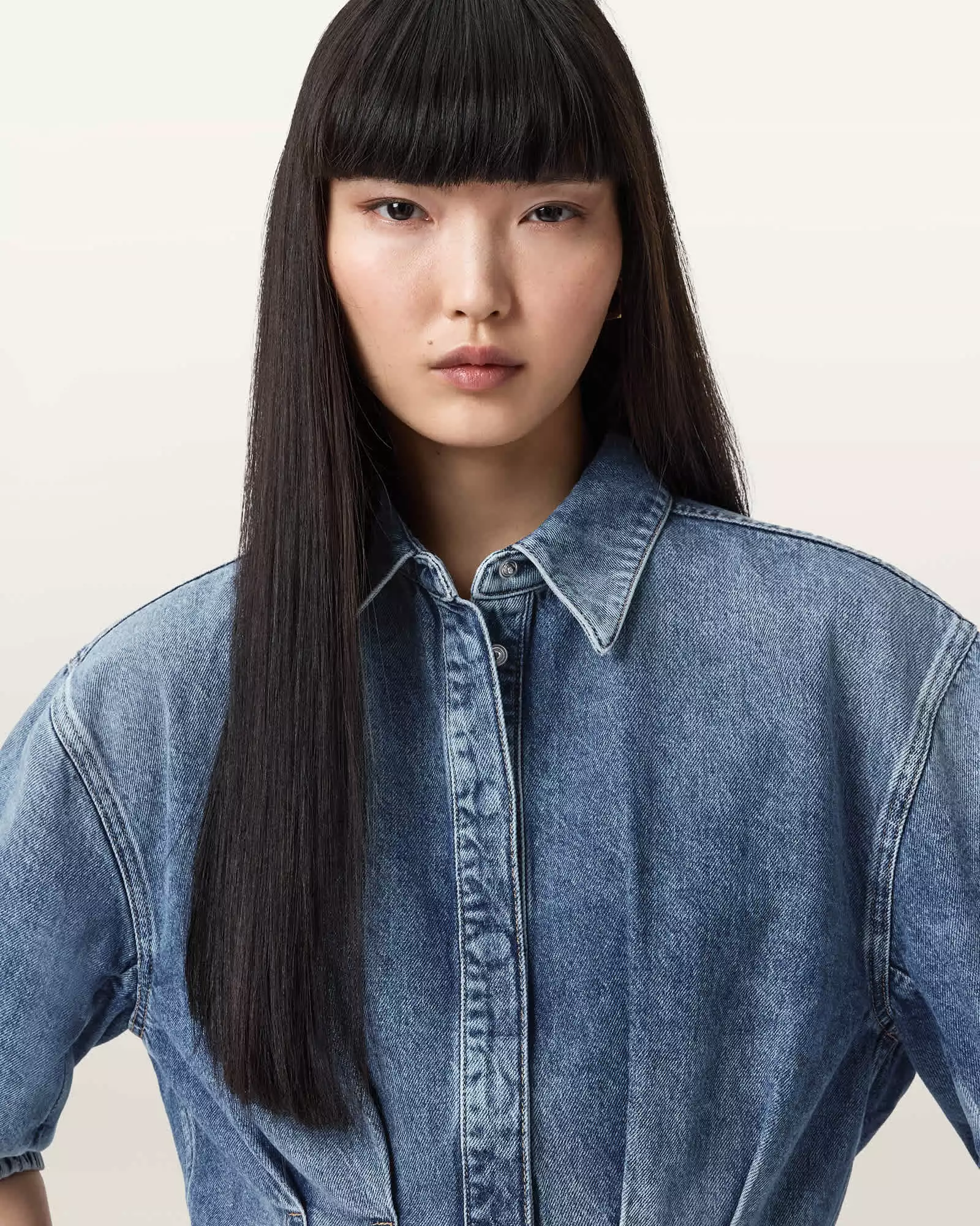 NANCY 牛仔襯衫
