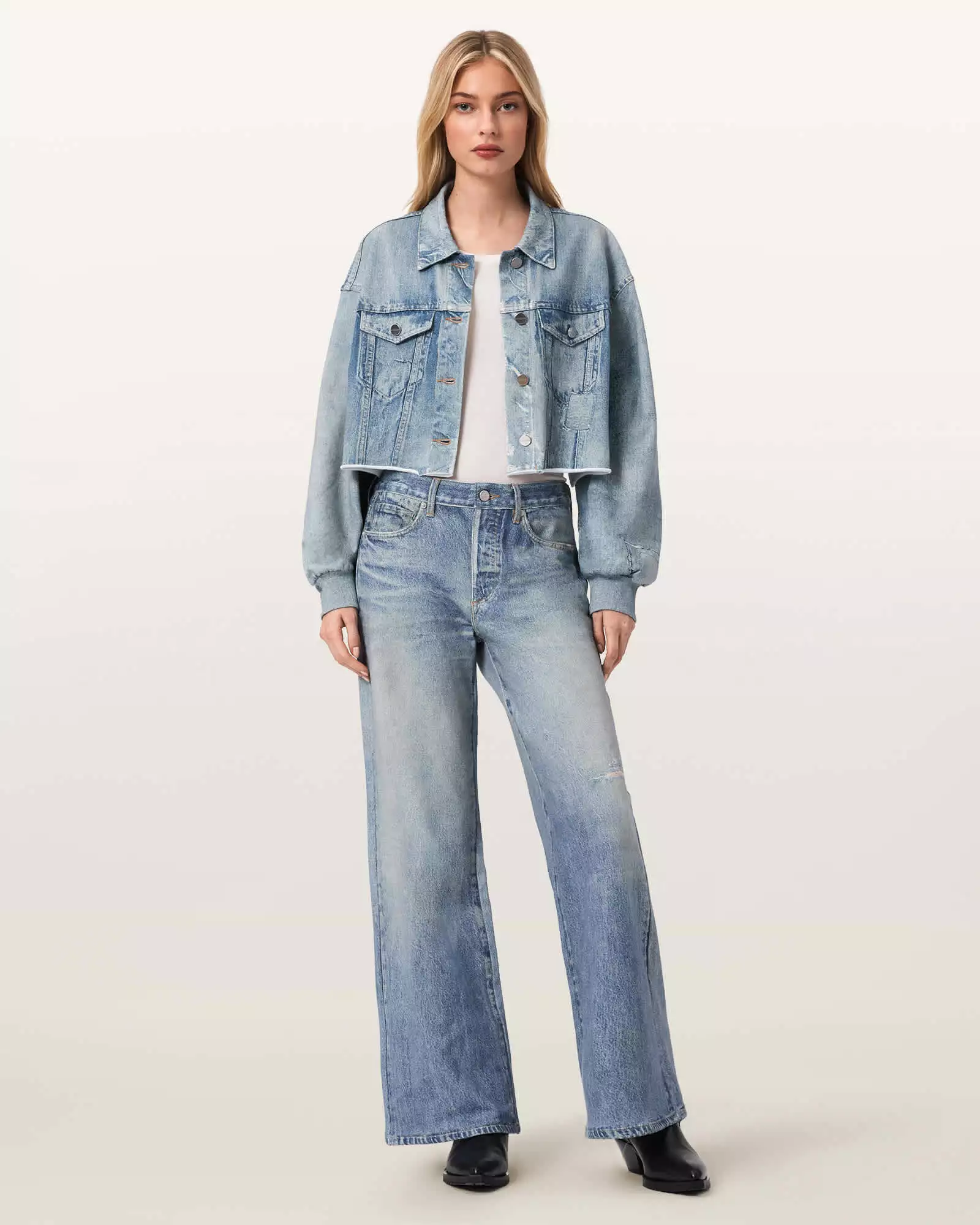 ANDERS 短版牛仔外套