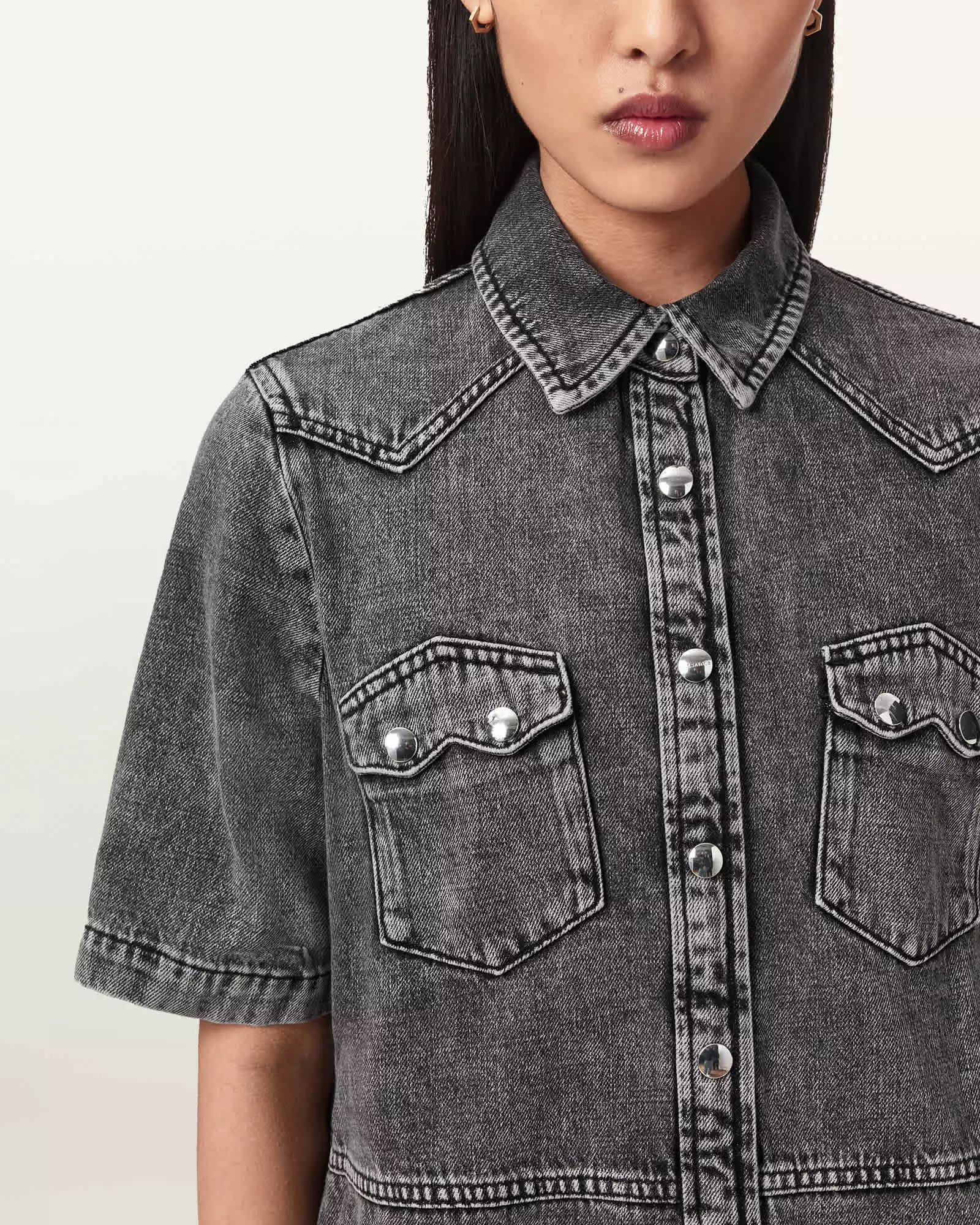 ROCK 牛仔短洋裝