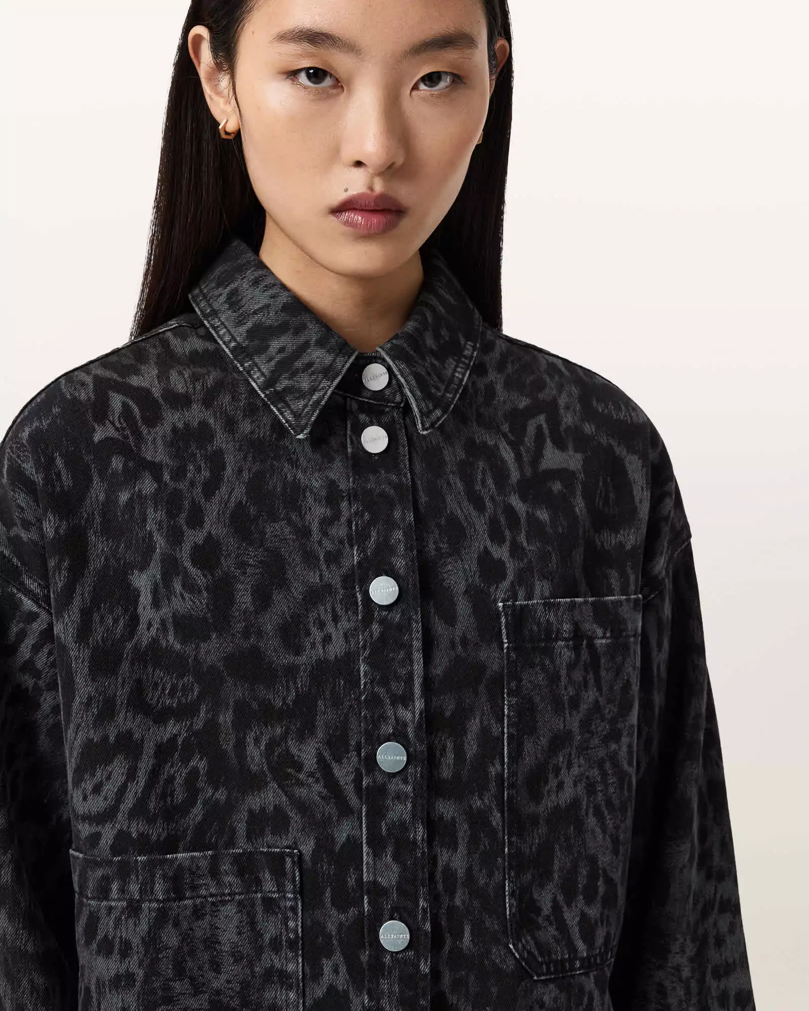 NICKY 印花牛仔外套