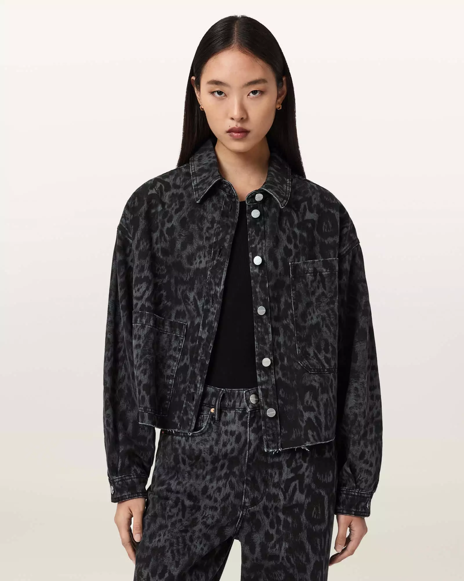 NICKY 印花牛仔外套