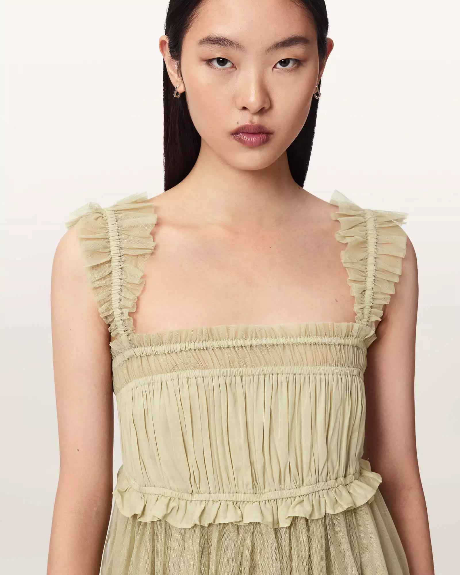 ANGELA 抓皺短洋裝
