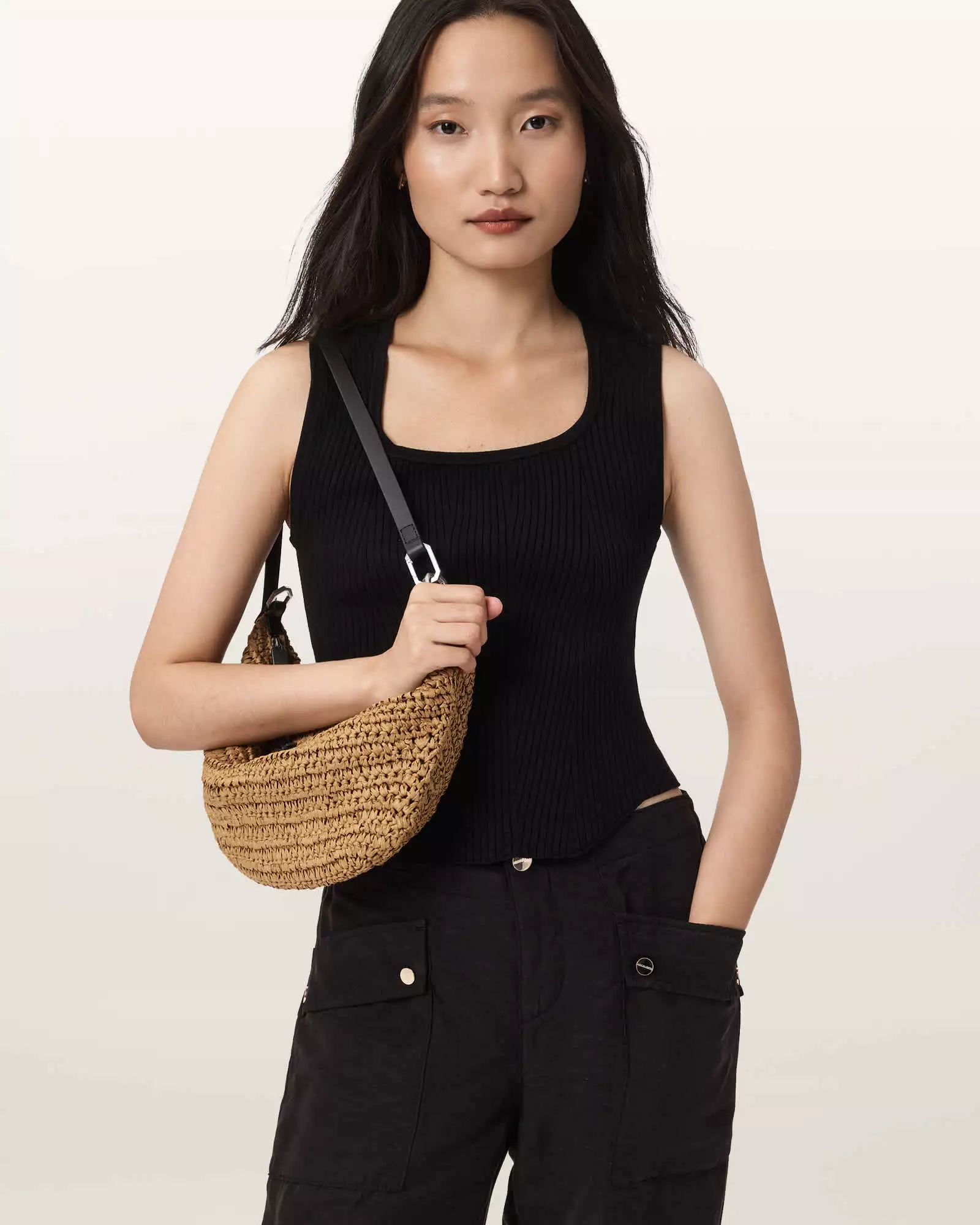 LUNA MICRO 編織肩背包