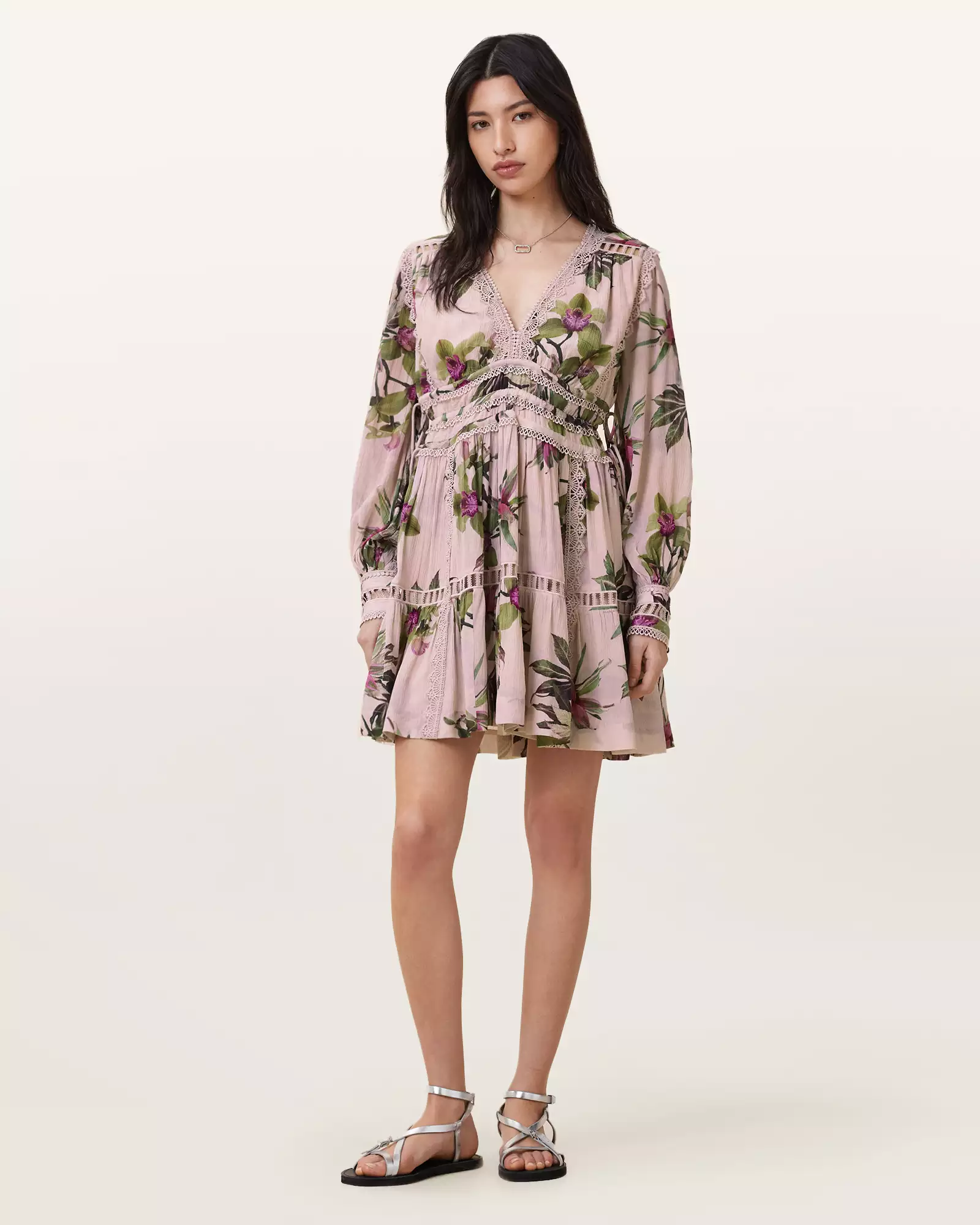 XANTHE 印花短洋裝
