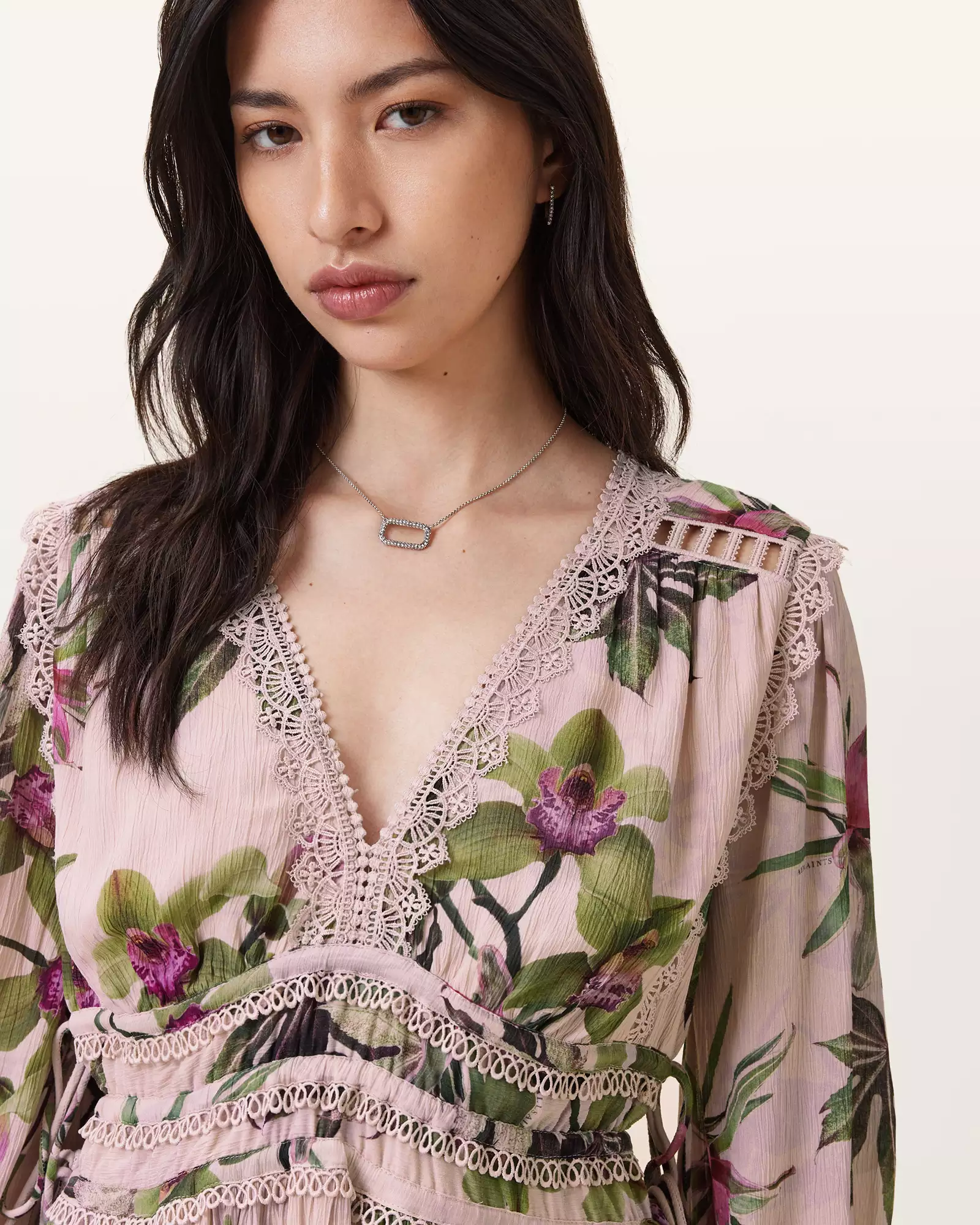 XANTHE 印花短洋裝