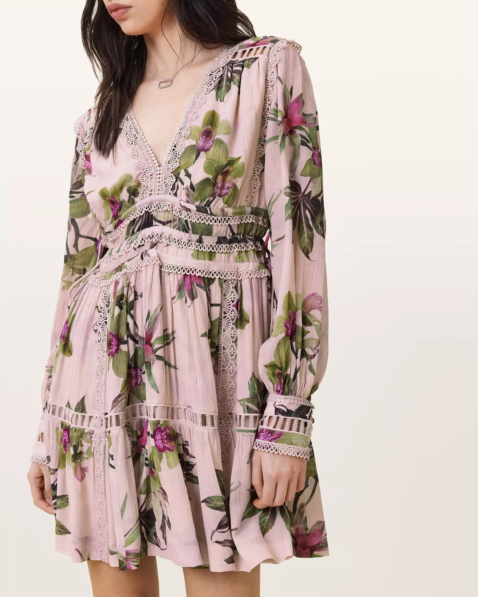 XANTHE 印花短洋裝
