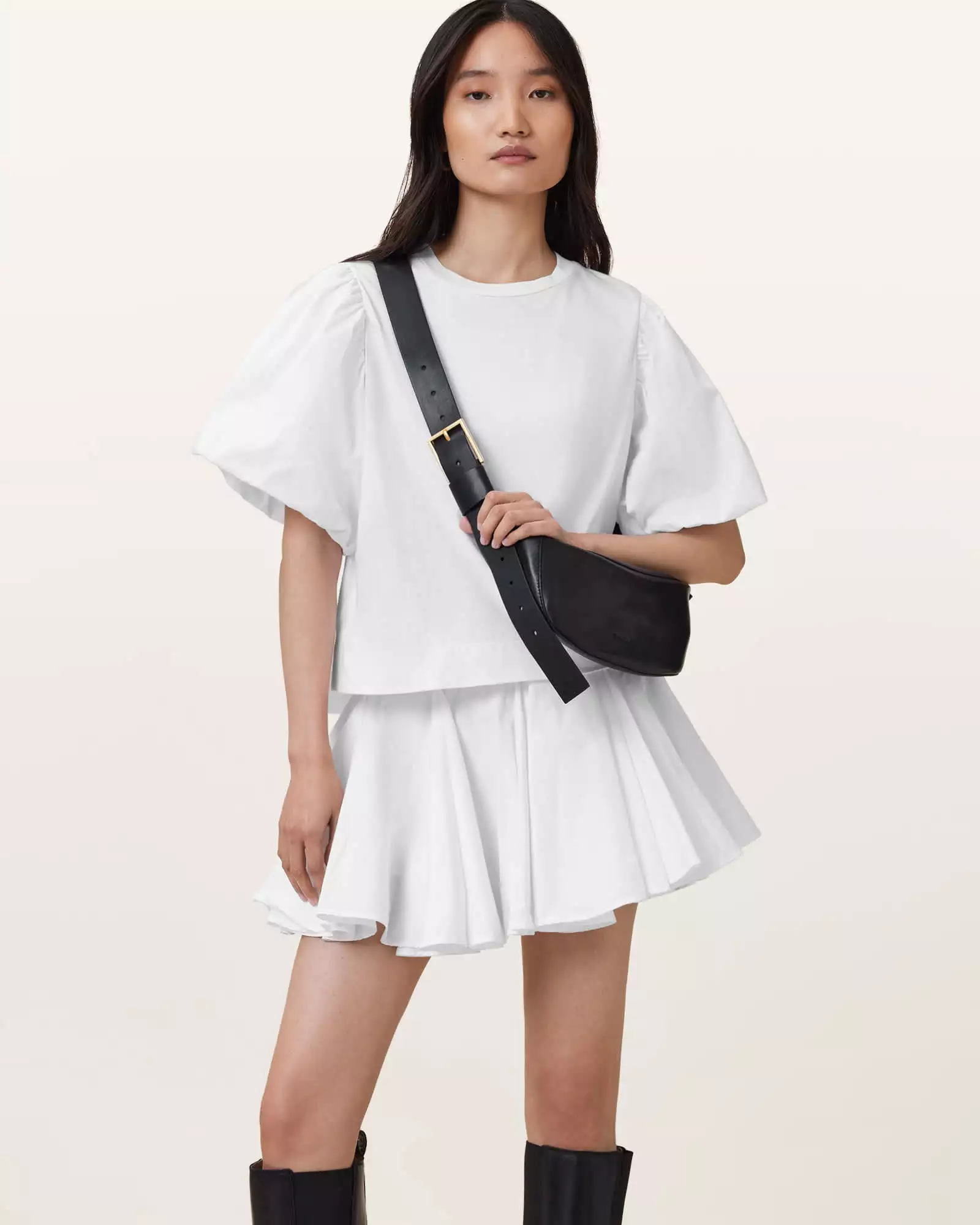 LUNA 羊皮側背包