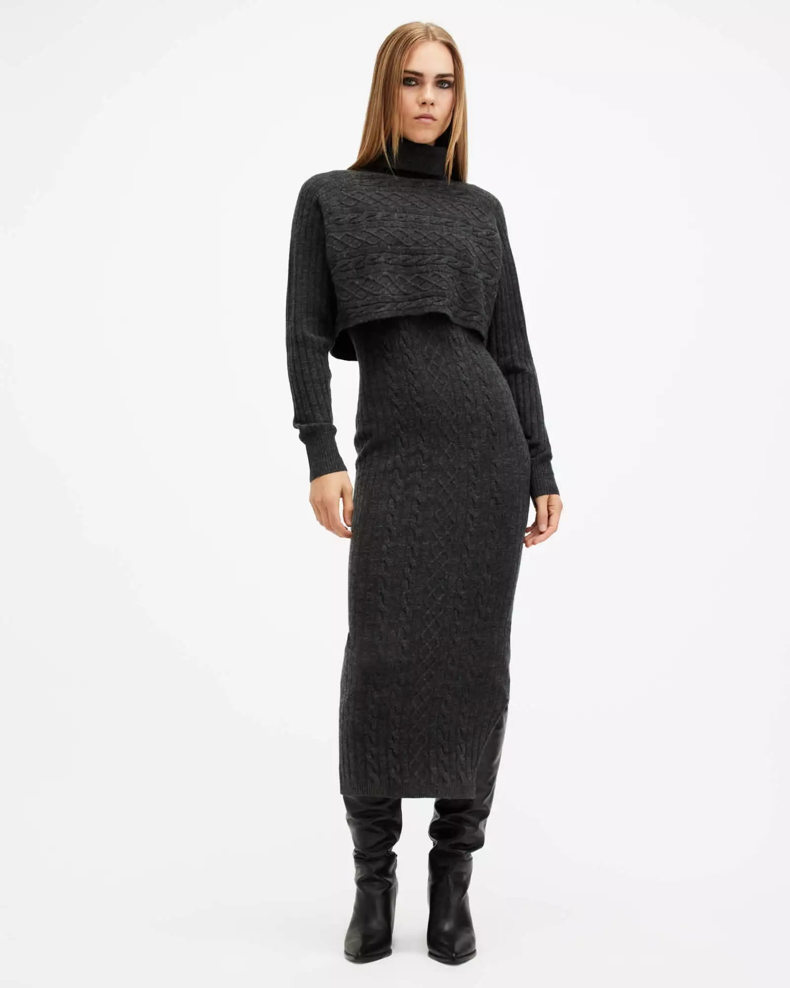 MURIEL 兩件式針織洋裝