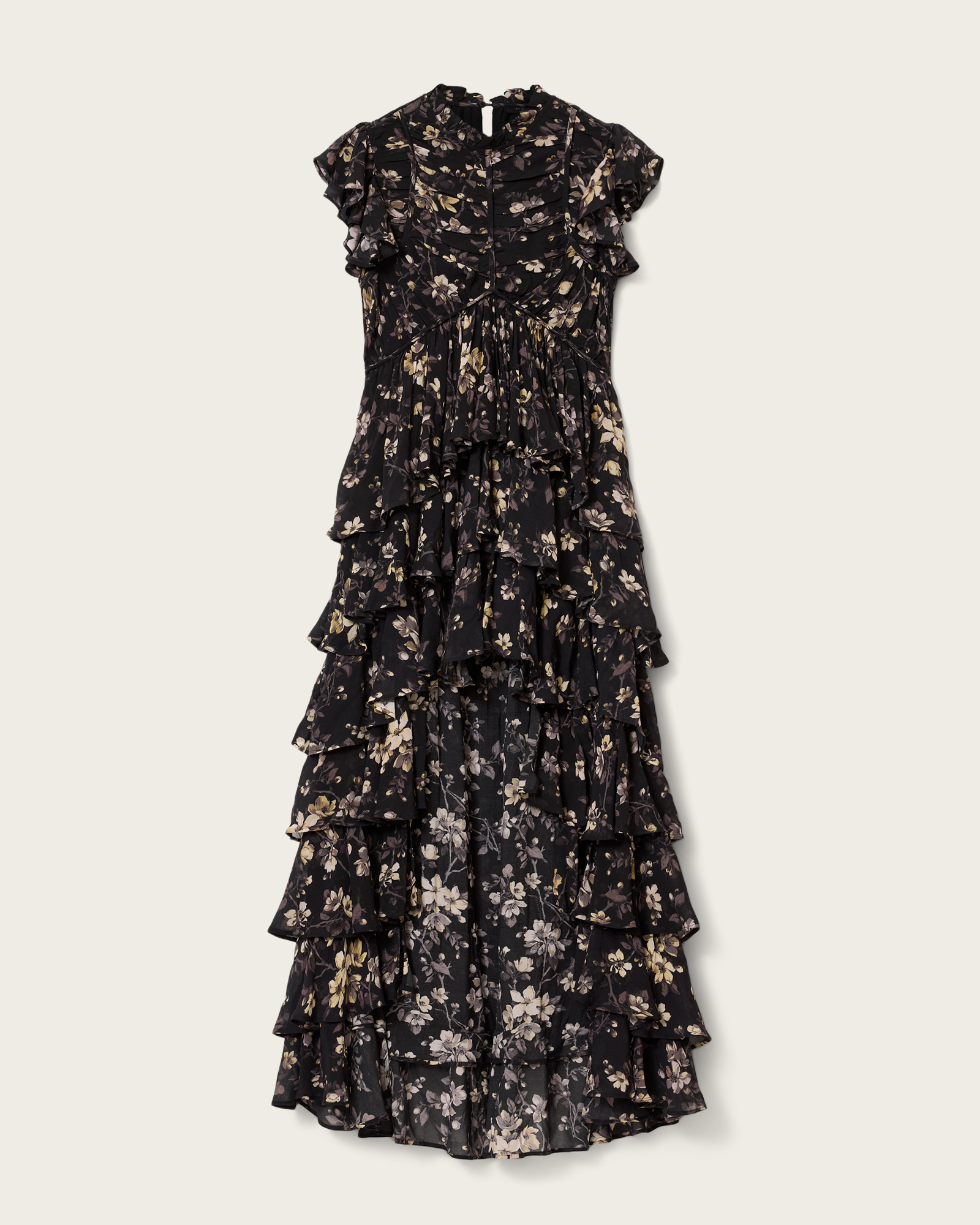 SHAELA 荷葉長洋裝