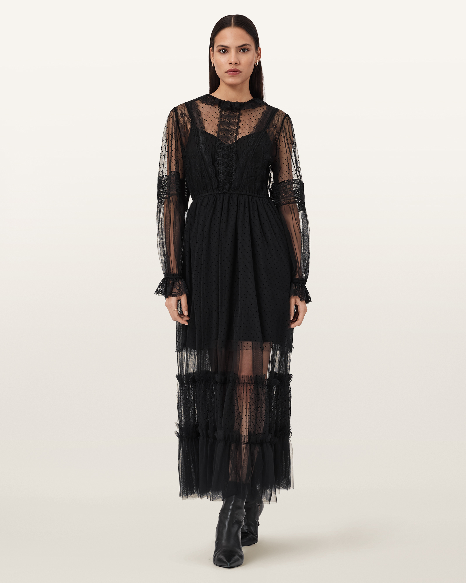 NITA 荷葉長洋裝