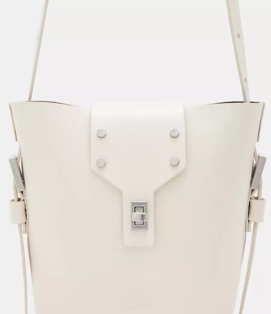 MIRO 牛皮側背水桶包