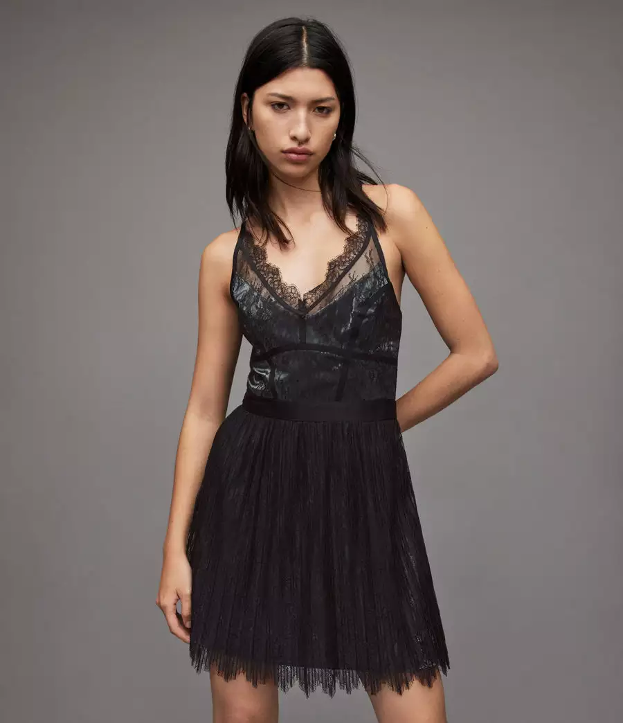 ALANI 蕾絲短洋裝