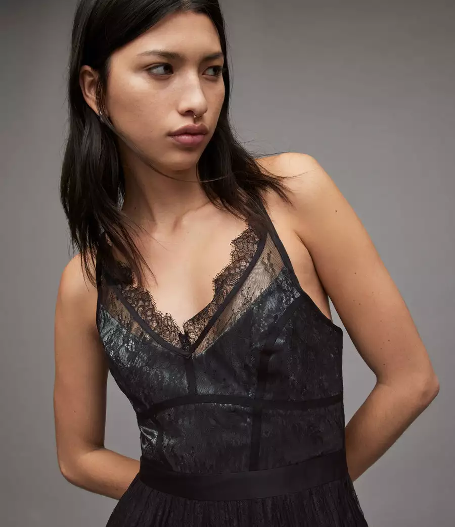 ALANI 蕾絲短洋裝