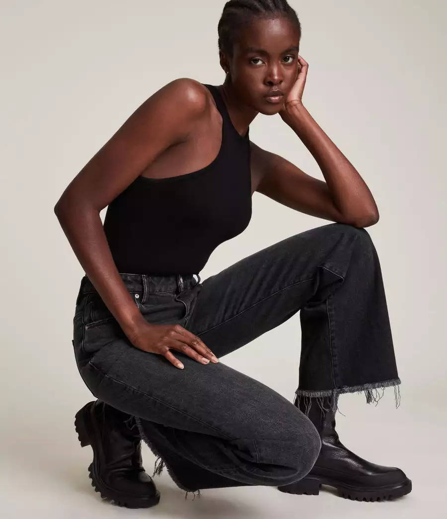 BECCA 高腰牛仔褲