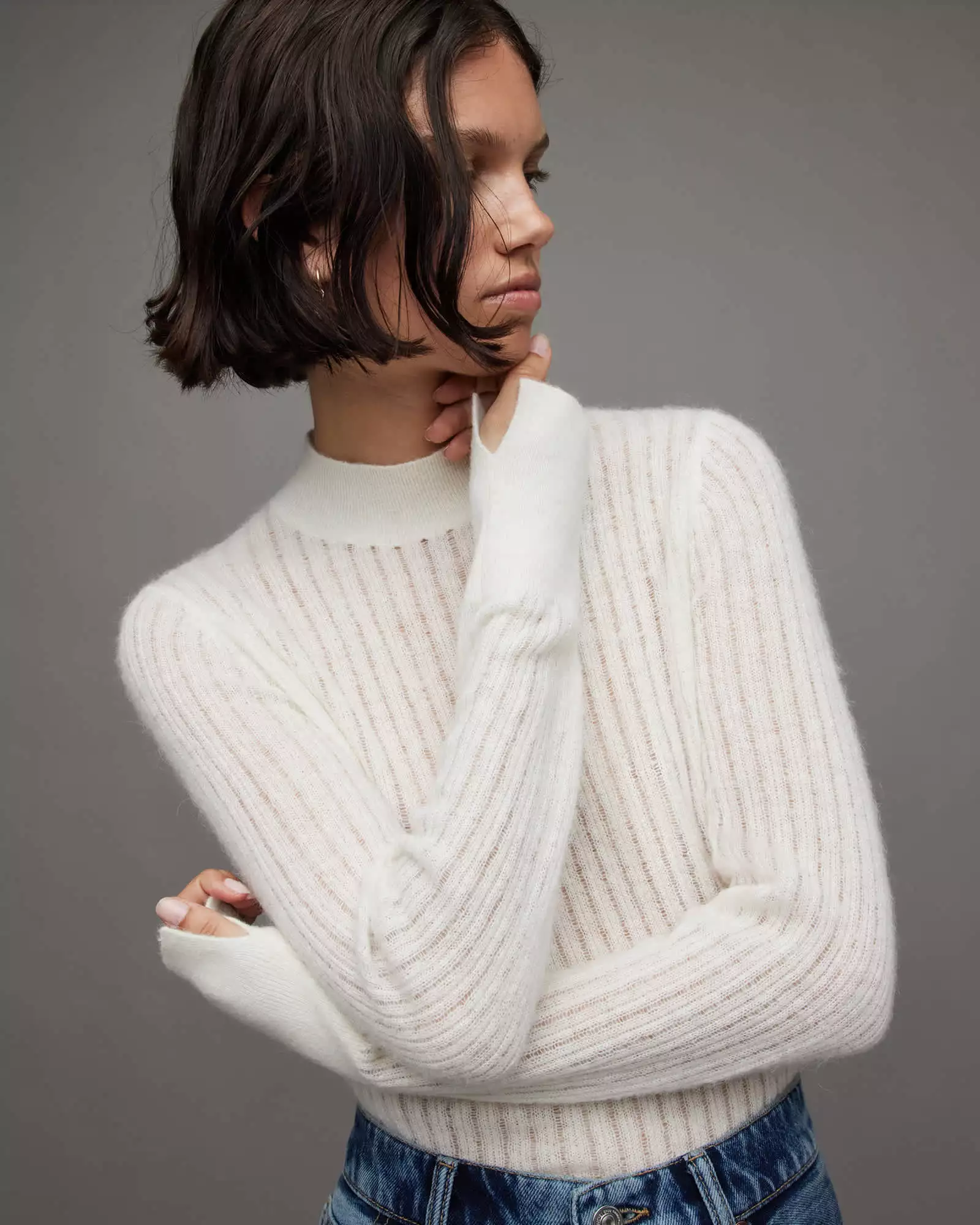 ABI 高領針織上衣