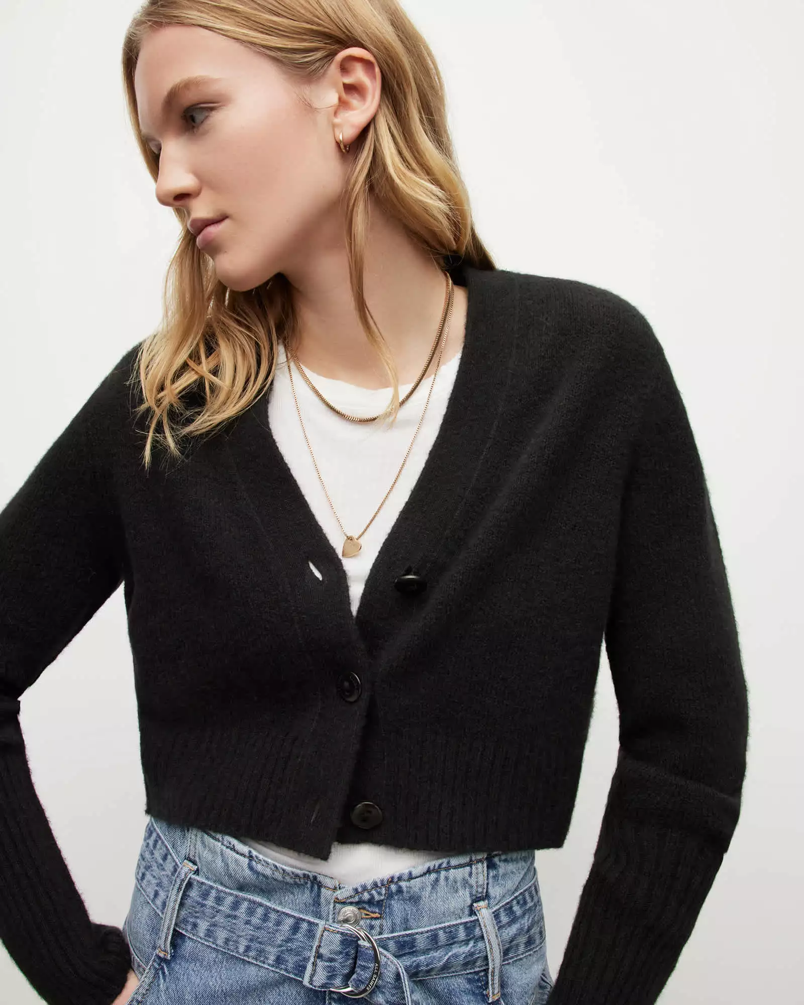 WICK 短版羊毛針織外套