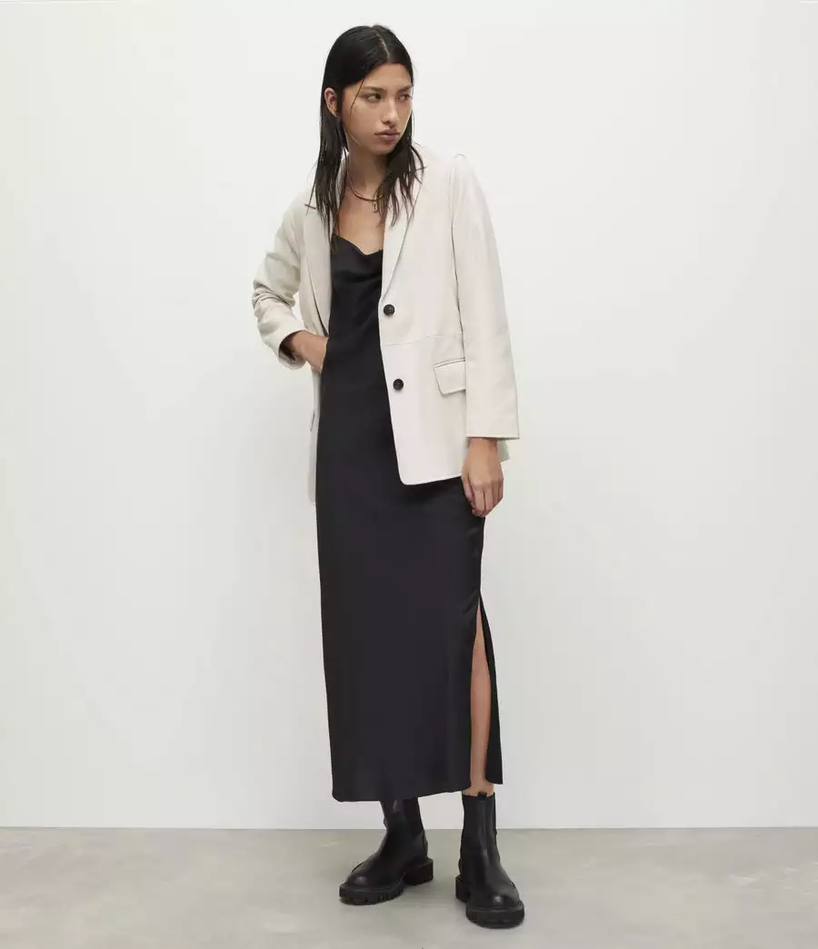 CORINNA 羊皮西裝外套